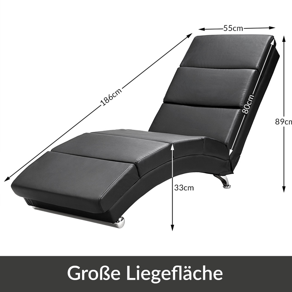 Ligstoel\u0020Londen\u0020Zwart\u0020met\u0020Massage\u002D\u0020\u0026\u0020Verwarmingsfunctie