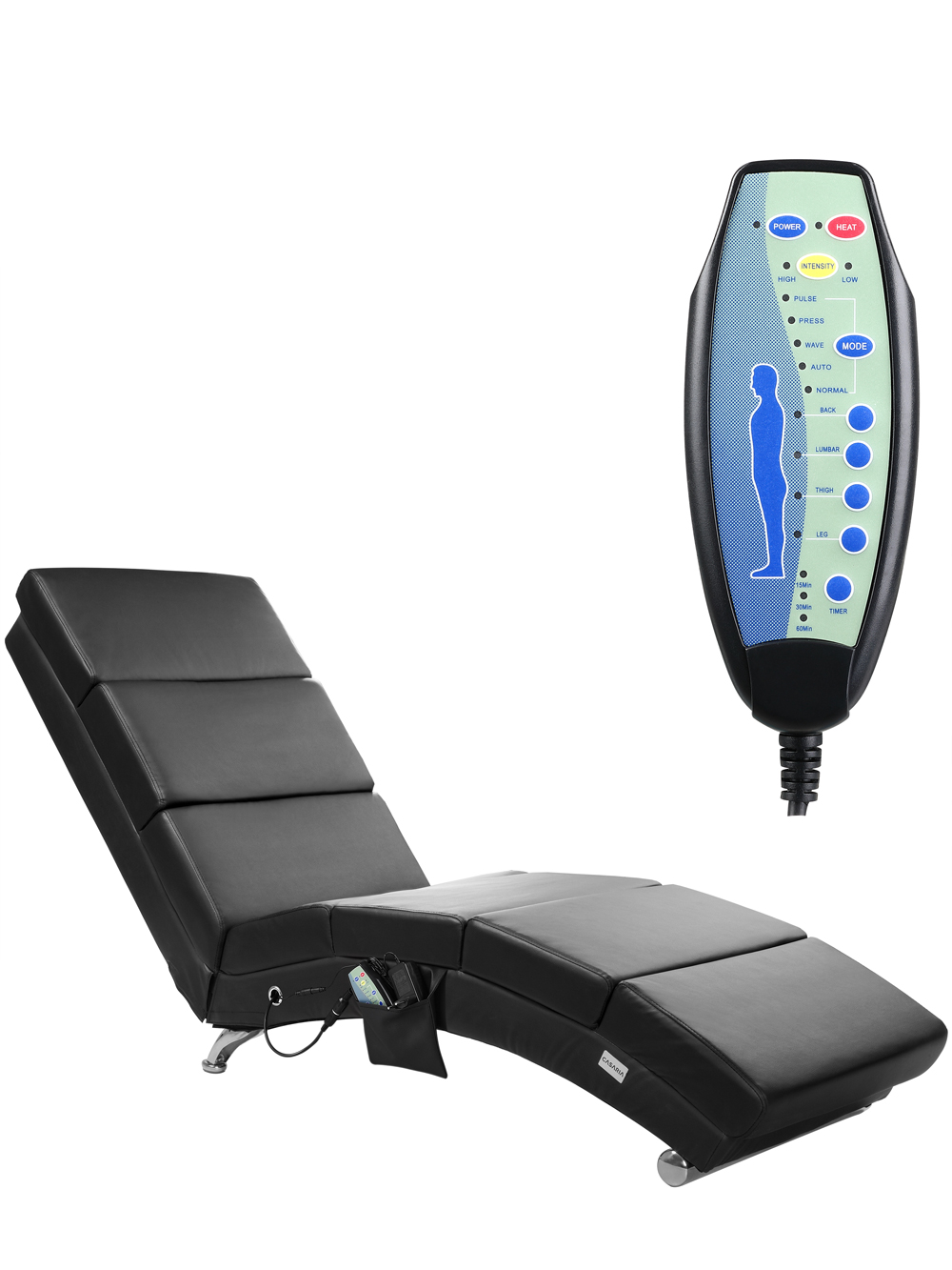Ligstoel\u0020Londen\u0020Zwart\u0020met\u0020Massage\u002D\u0020\u0026\u0020Verwarmingsfunctie