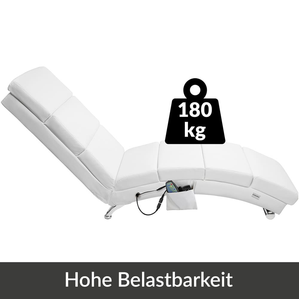 Ligstoel\u0020Londen\u0020Wit\u0020met\u0020Massage\u002D\u0020\u0026\u0020Verwarmingsfunctie