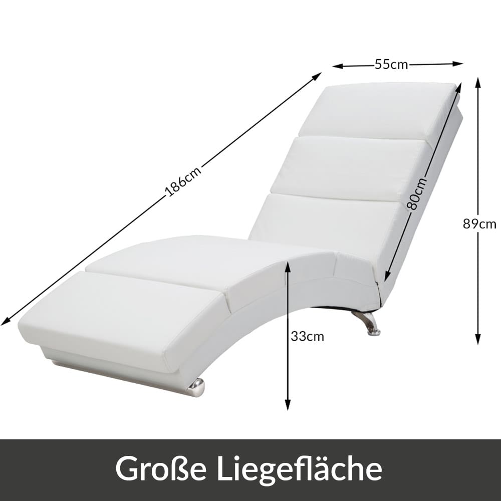 Ligstoel\u0020Londen\u0020Wit\u0020met\u0020Massage\u002D\u0020\u0026\u0020Verwarmingsfunctie