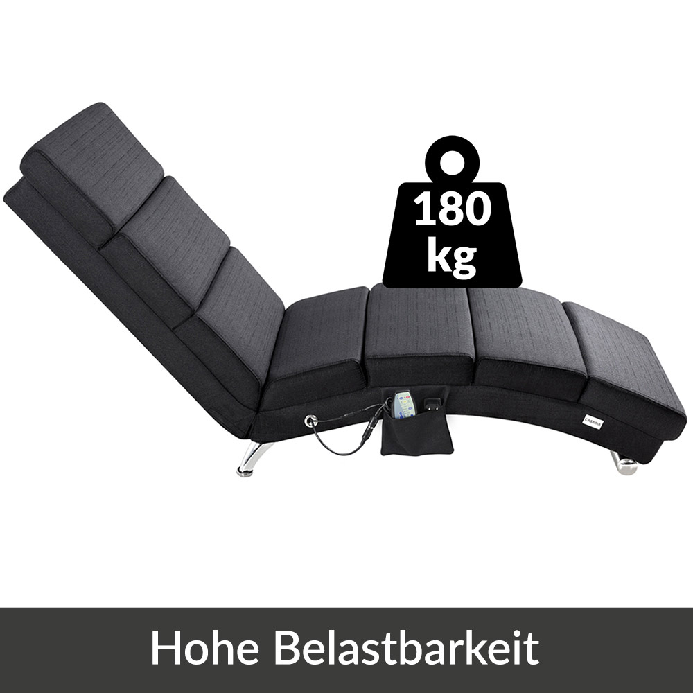 Ligstoel\u0020Londen\u0020Antraciet\u0020met\u0020Massage\u002D\u0020\u0026\u0020Verwarmingsfunctie