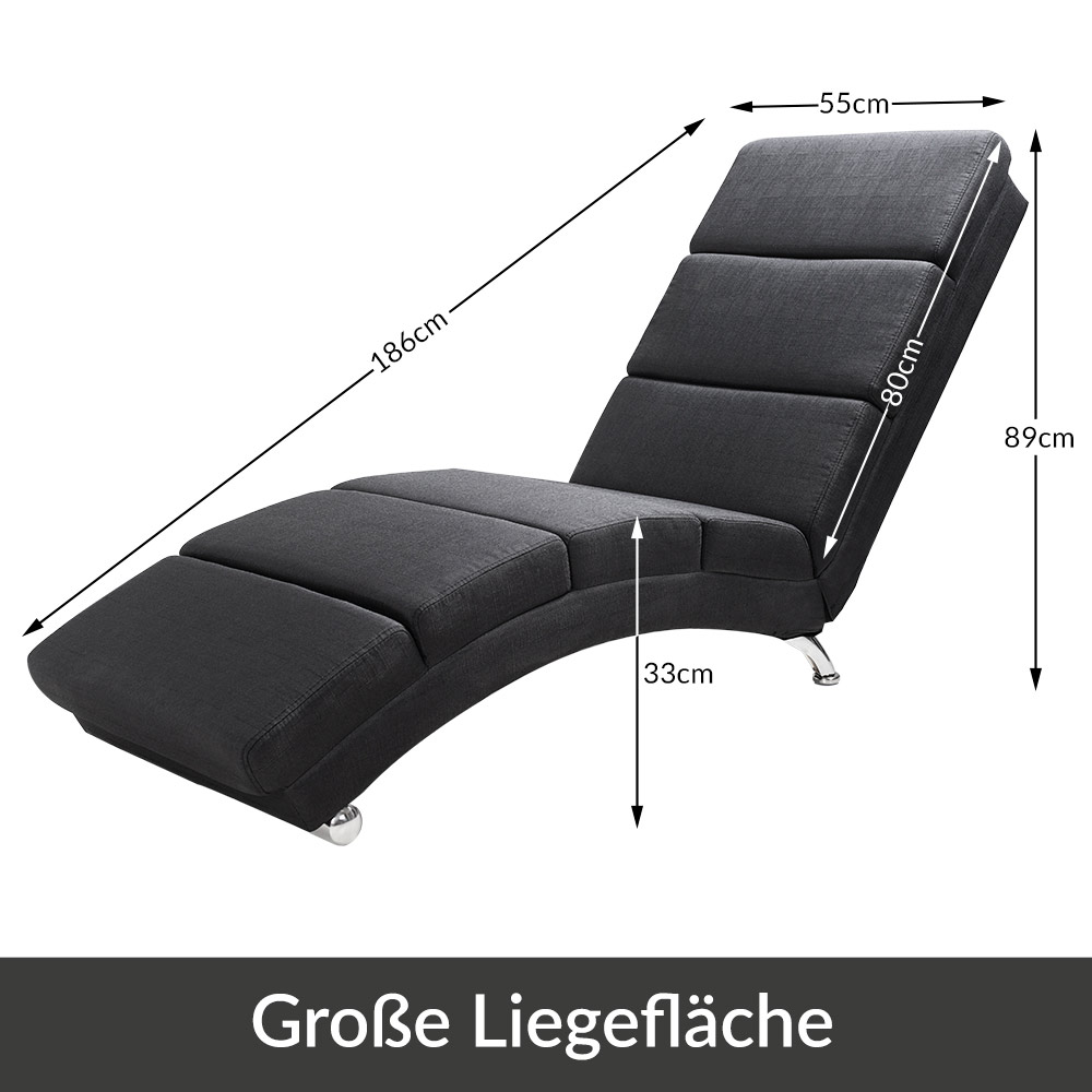 Ligstoel\u0020Londen\u0020Antraciet\u0020met\u0020Massage\u002D\u0020\u0026\u0020Verwarmingsfunctie