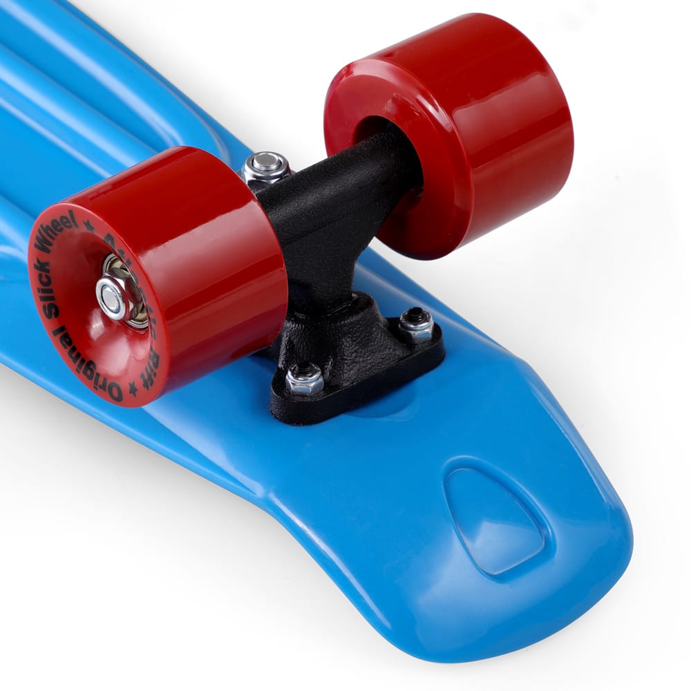 Skateboard\u0020Retro\u002057\u0020cm\u0020Blauw\u002DRood