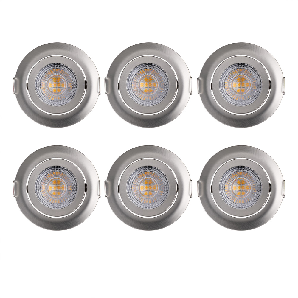 LED\u0020Inbouwspots\u0020Krog\u00206\u0020stuks\u0020Nikkel\u0020Dimbaar