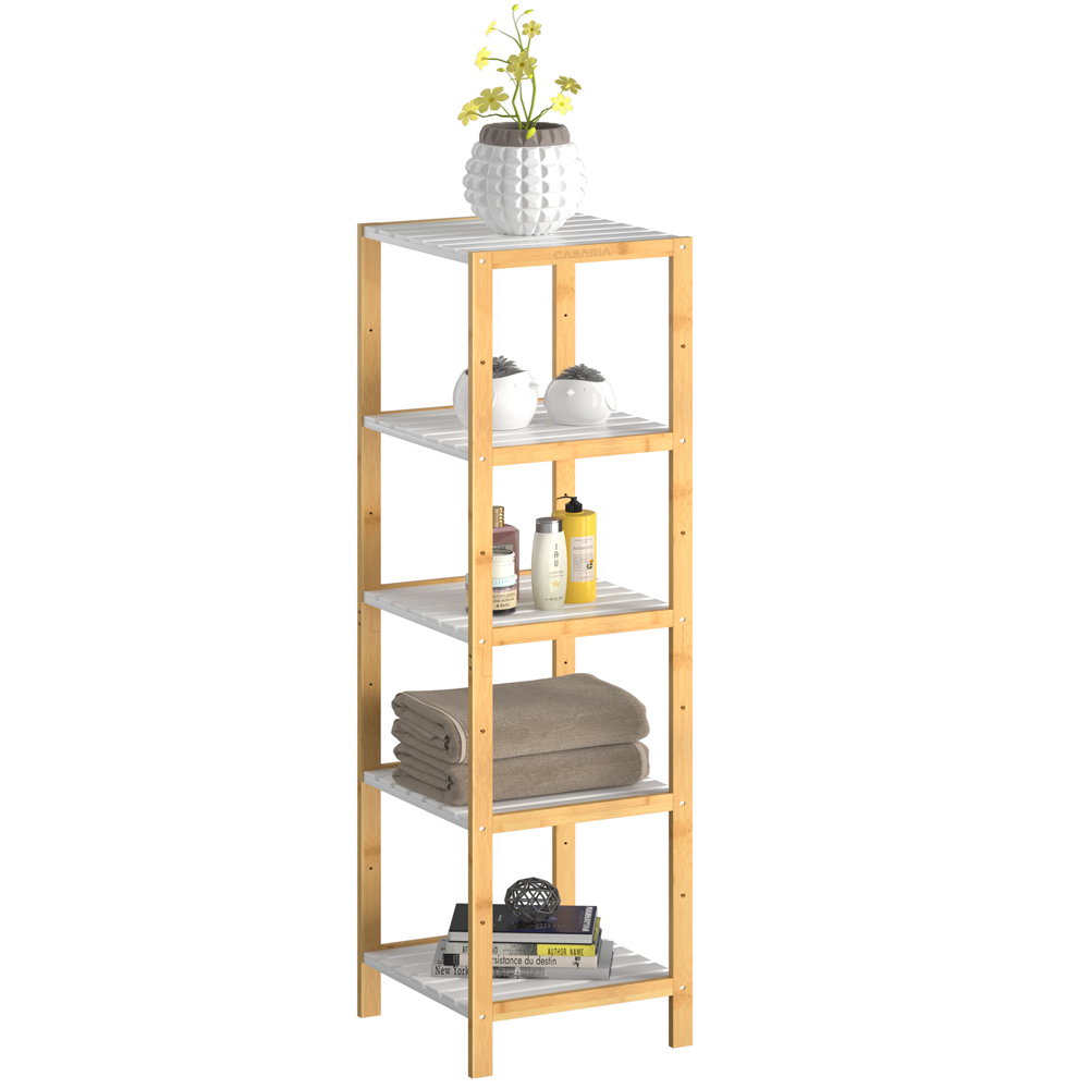 Sokkel\u0020Bamboe\u0020Wit\u0020140x33x34cm