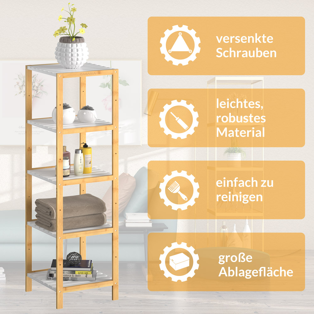 Sokkel\u0020Bamboe\u0020Wit\u0020140x33x34cm