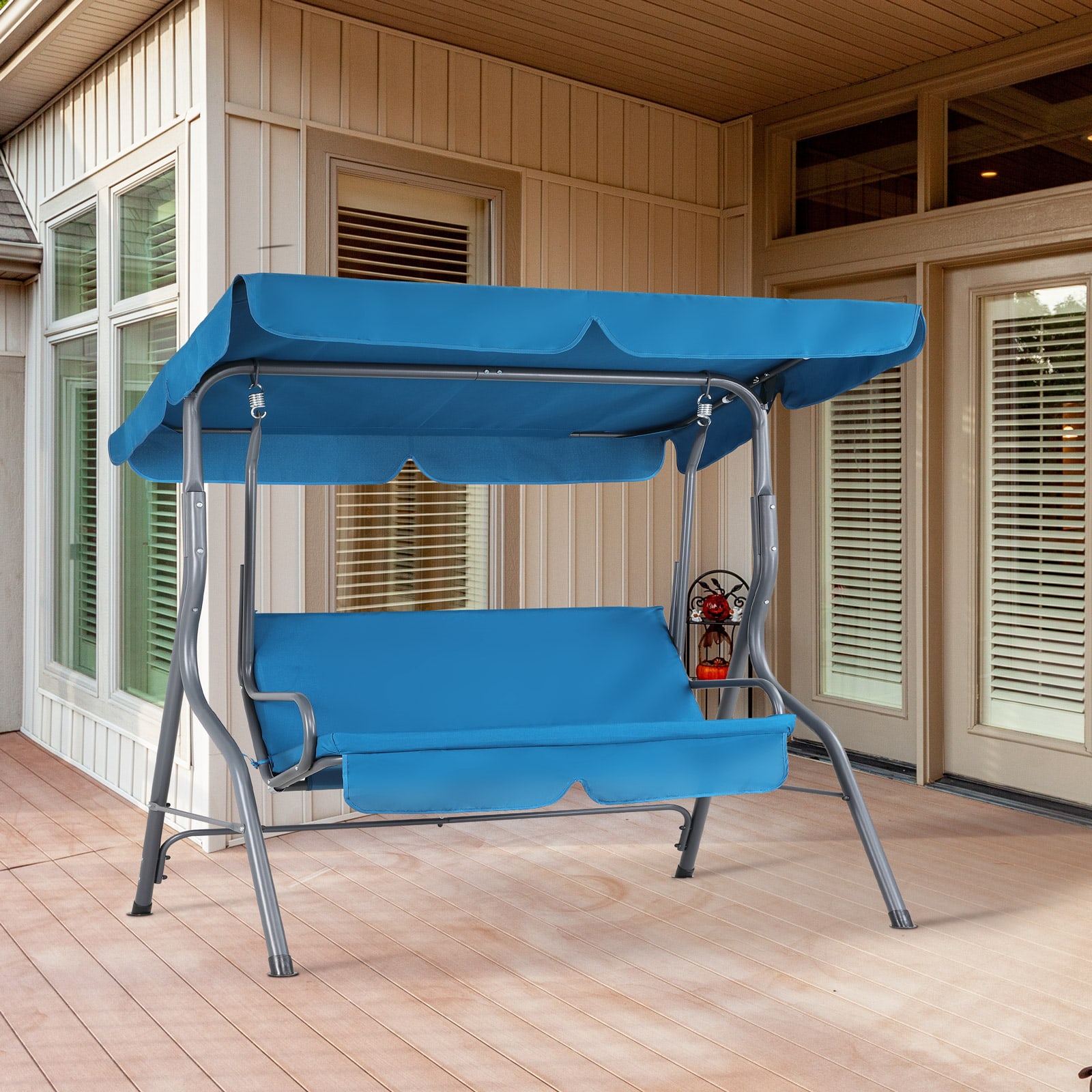 Hollywood\u0020Tuinschommel\u0020Blauw\u0020met\u0020Zonnedak Hollywood\u0020Tuinschommel\u0020Blauw\u0020met\u0020Zonnedak