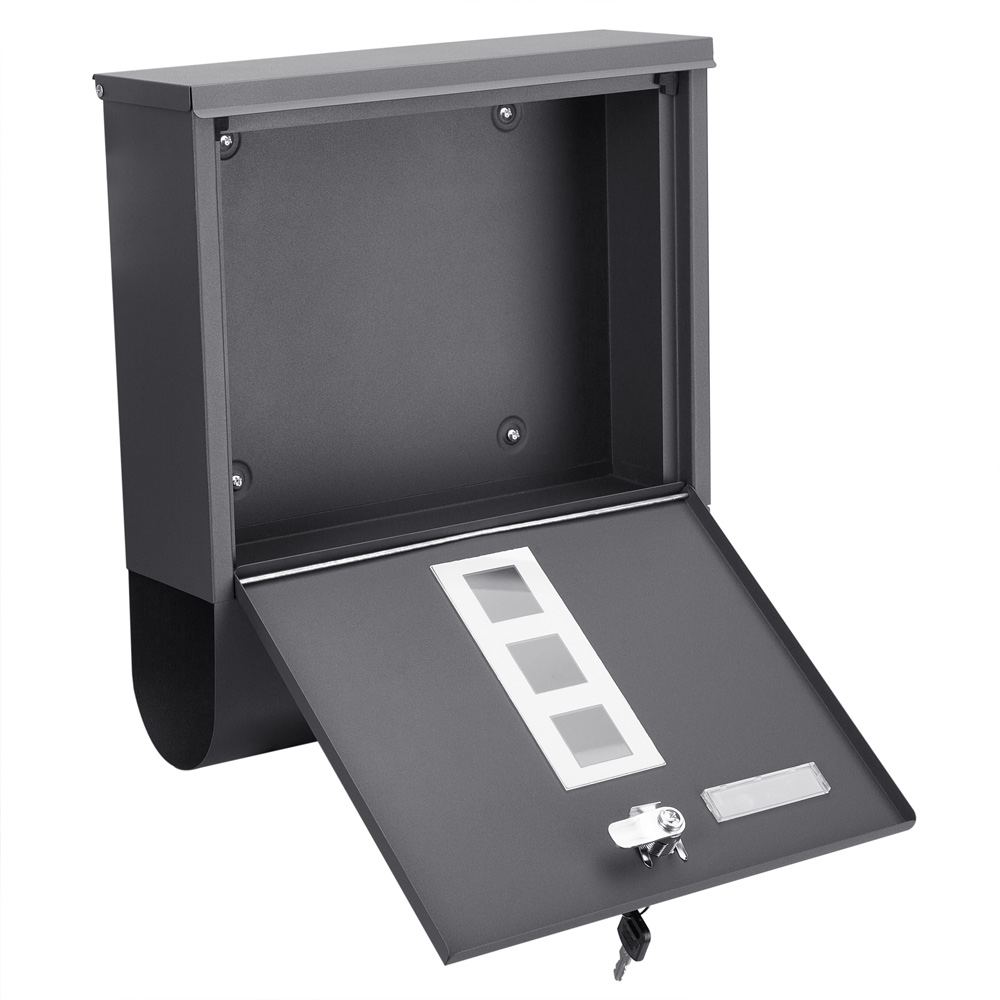 Design\u0020Brievenbus\u0020met\u0020krantenset\u0020antraciet\u0020afm.\u002030,5x8,5x33,5cm Design\u0020Brievenbus\u0020met\u0020krantenset\u0020antraciet\u0020afm.\u002030,5x8,5x33,5cm