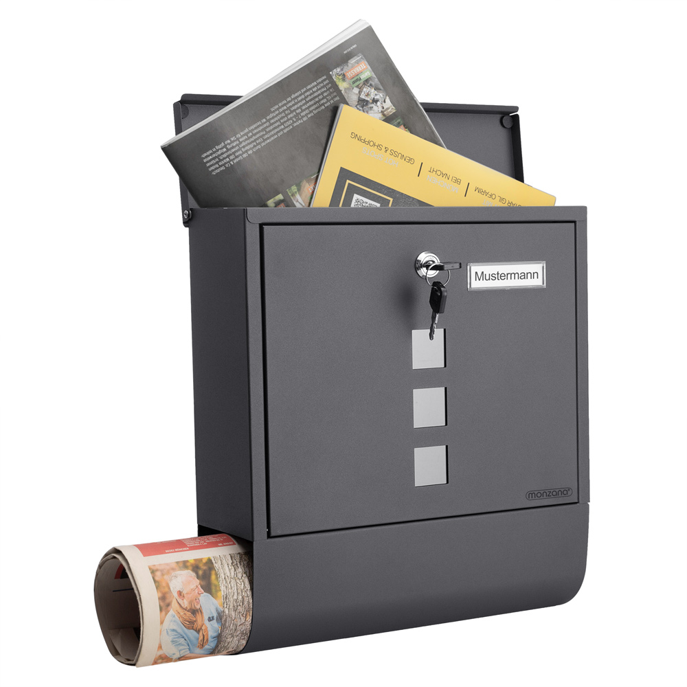 Design\u0020Brievenbus\u0020met\u0020krantenset\u0020antraciet\u0020afm.\u002030,5x8,5x33,5cm Design\u0020Brievenbus\u0020met\u0020krantenset\u0020antraciet\u0020afm.\u002030,5x8,5x33,5cm