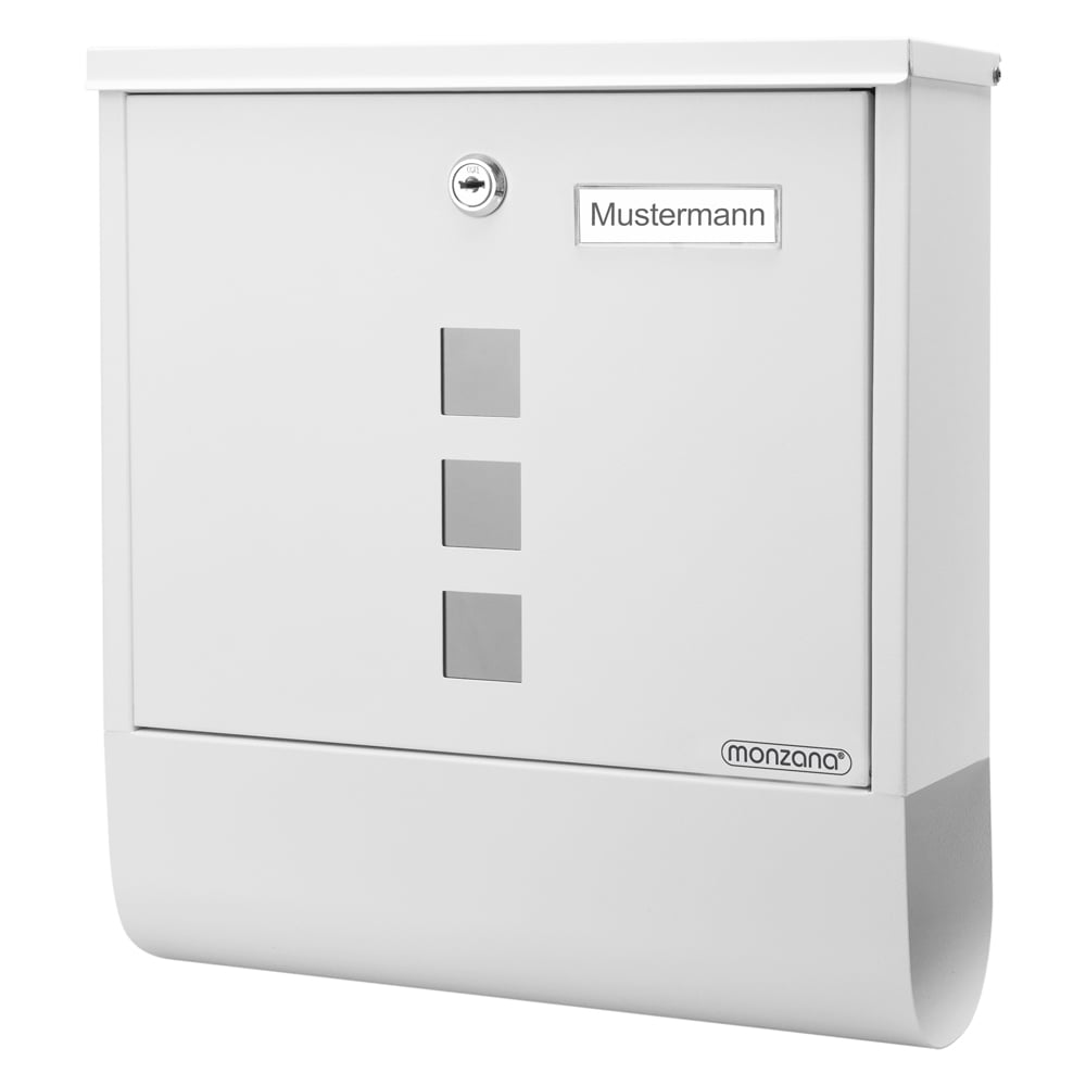 Brievenbus\u0020met\u0020krantenset\u0020wit\u002030,5x8,5x33,5cm