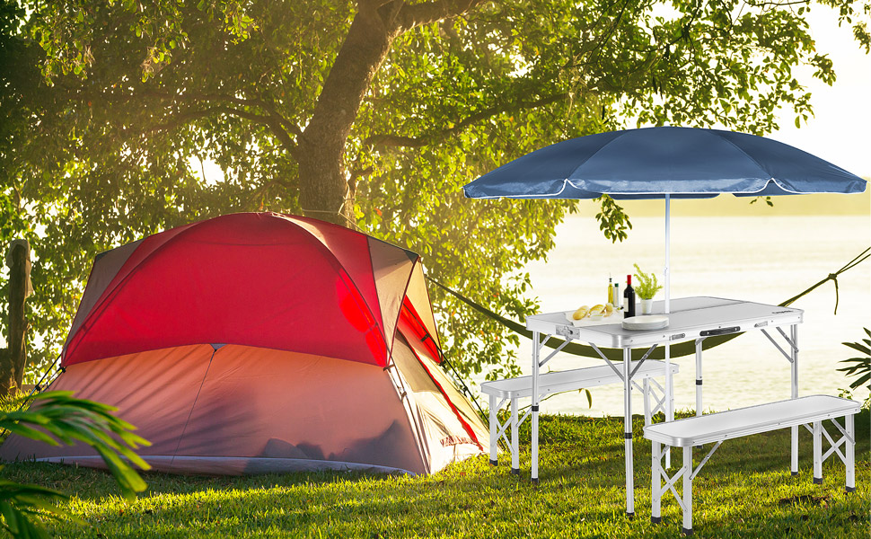 Campingtafel\u00203\u002Ddelig\u0020Wit\u0020Aluminium\u0020Inklapbaar Campingtafel\u00203\u002Ddelig\u0020Wit\u0020Aluminium\u0020Inklapbaar