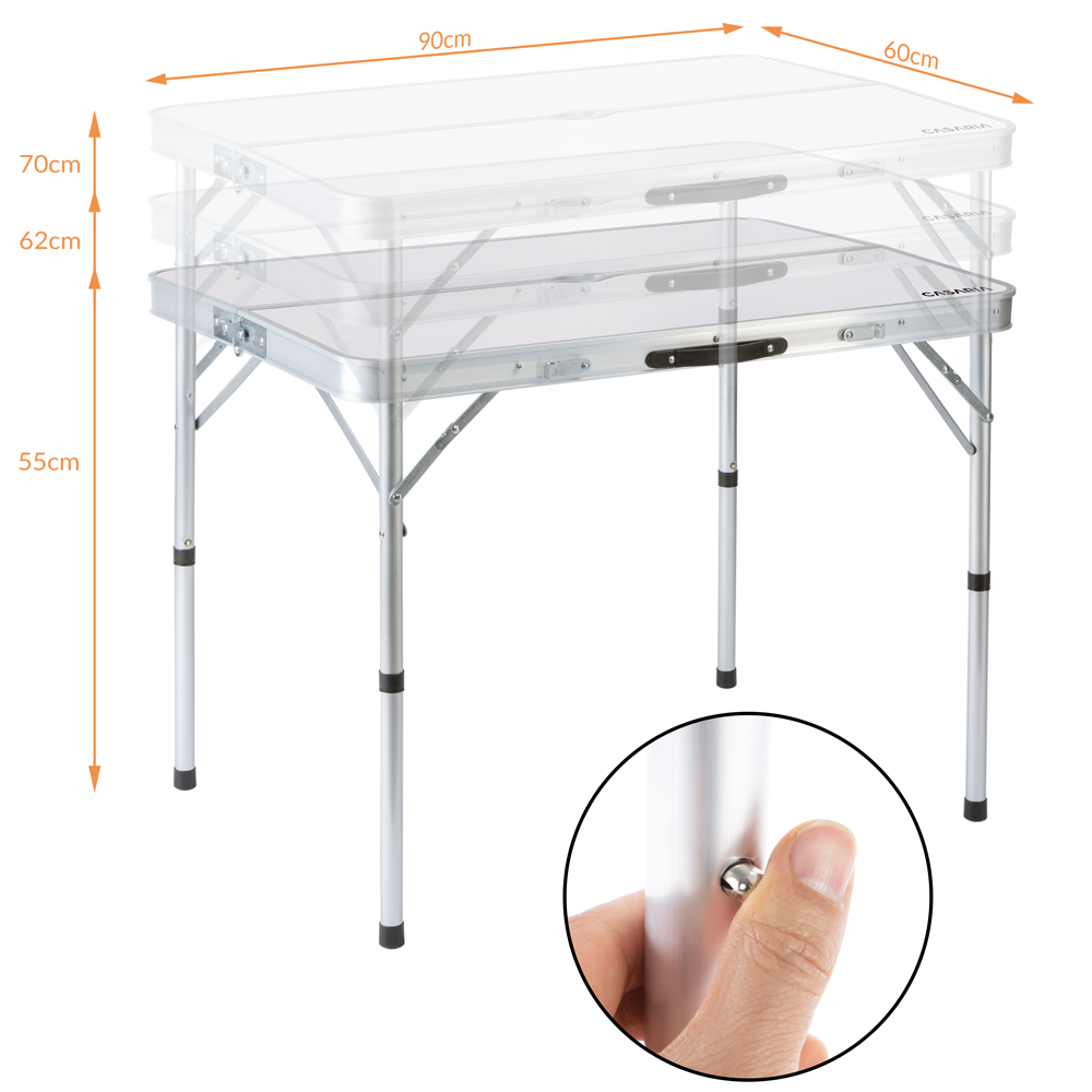 Campingtafel\u00203\u002Ddelig\u0020Wit\u0020Aluminium\u0020Inklapbaar Campingtafel\u00203\u002Ddelig\u0020Wit\u0020Aluminium\u0020Inklapbaar