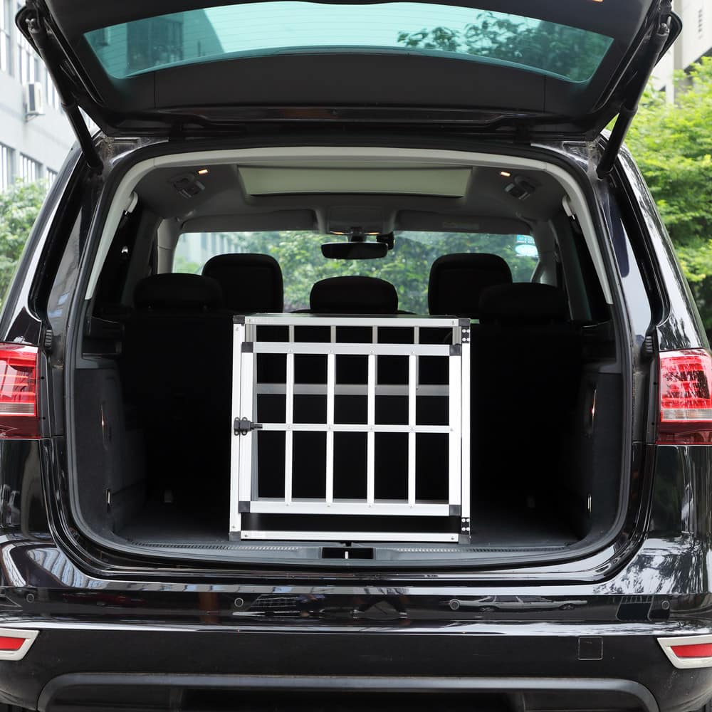 Hondentransportbox\u0020M\u002070x54x51cm\u0020Aluminium\u0020
