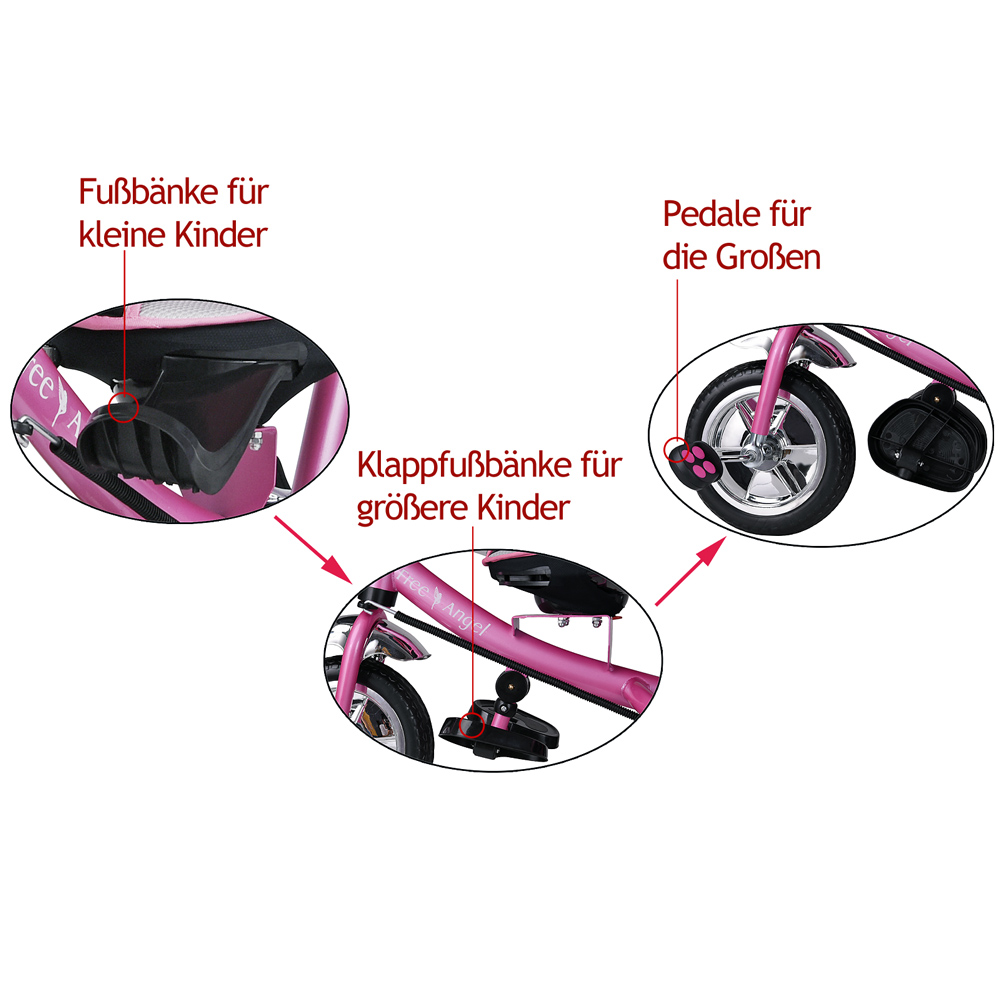 Kinderdriewieler\u0020Roze\u0020incl\u0020Dak Kinderdriewieler\u0020Roze\u0020incl\u0020Dak