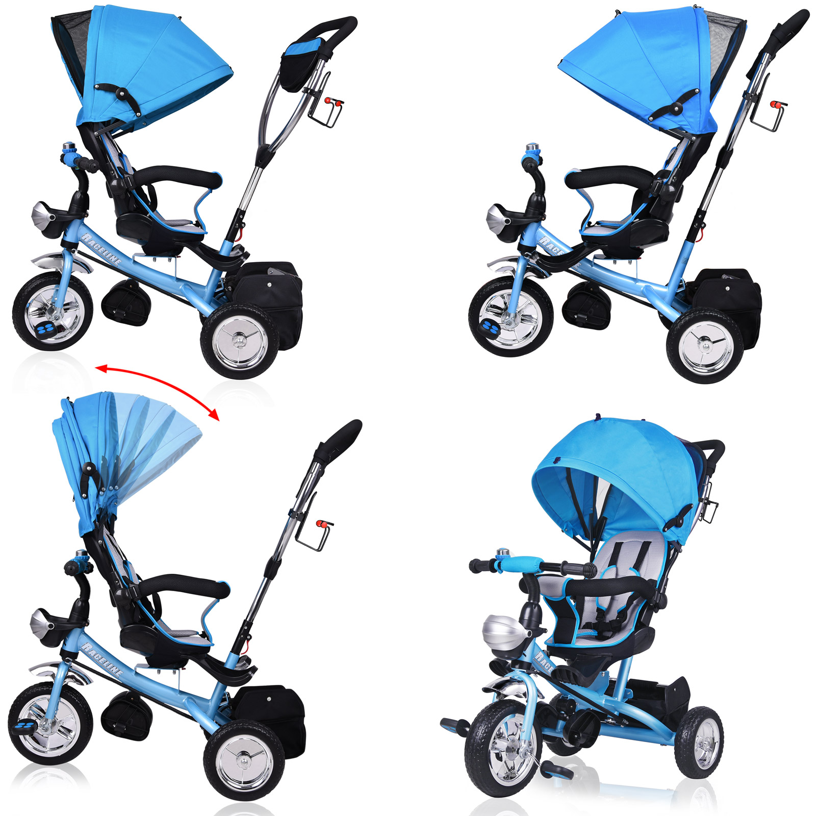 Kinderdriewieler\u0020Blauw\u0020incl\u0020Dak Kinderdriewieler\u0020Blauw\u0020incl\u0020Dak