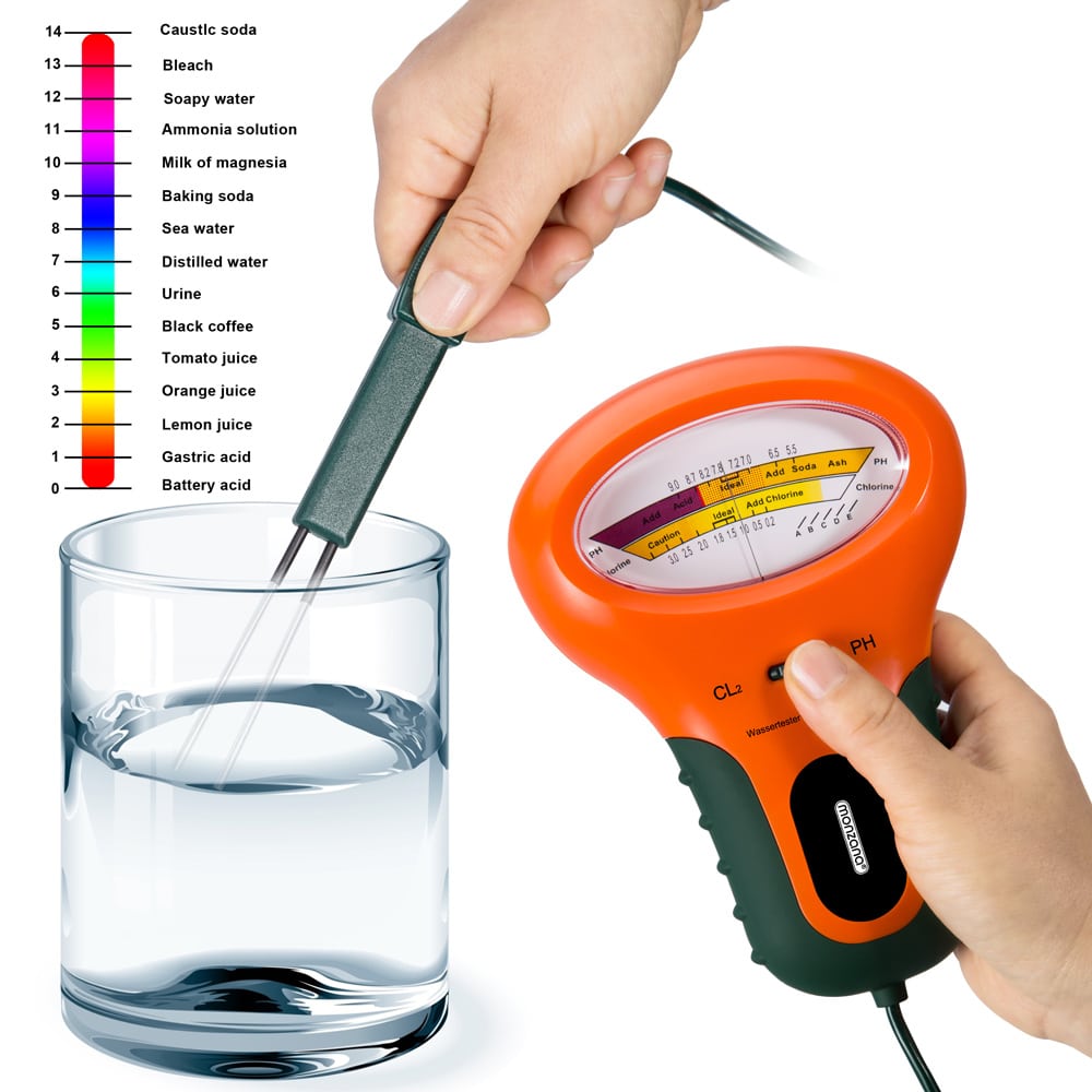 Watertester\u0020Primeur\u0020voor\u0020PH\u0020en\u0020chloor\u002018x12x5cm