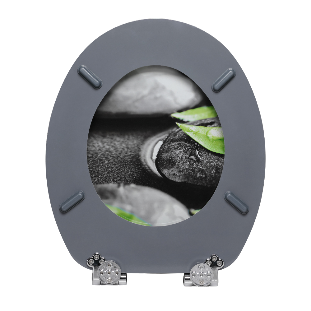 Toiletzitting\u0020Steen\u0020en\u0020gebladerte\u0020met\u0020soft\u0020close\u0020mechanisme