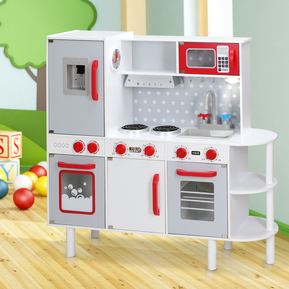 Speelgoedkeuken\u0020Hout\u002091x33x86cm\u0020incl\u0020Toebehoren