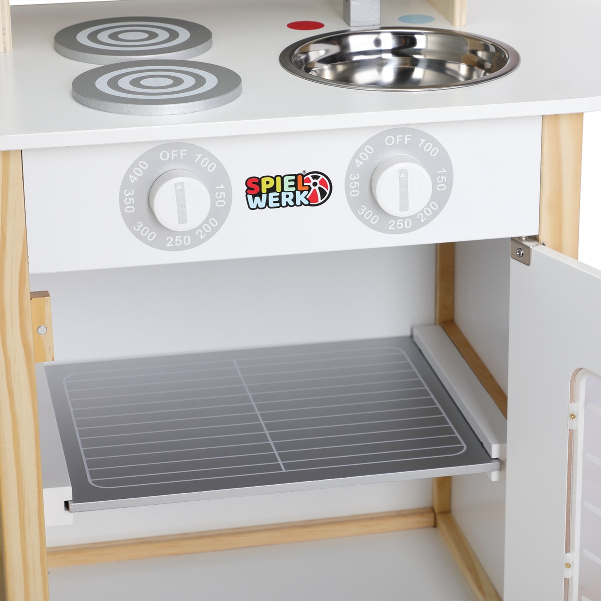 Speelgoedkeuken\u0020Hout\u002057x29,5x77cm\u0020incl\u0020Toebehoren