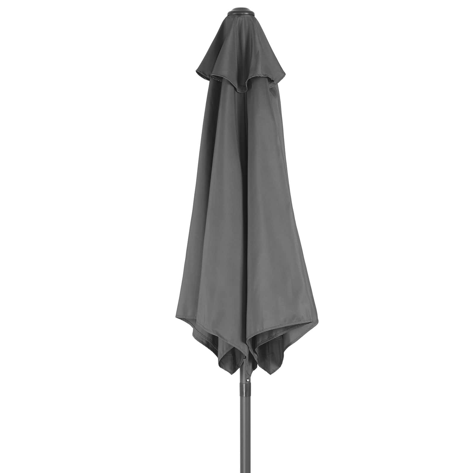 Parasol\u0020Fiji\u0020Antraciet\u0020\u00D8200cm\u0020UV\u002Dbescherming\u002080\u002B\u0020met\u0020Zwengel