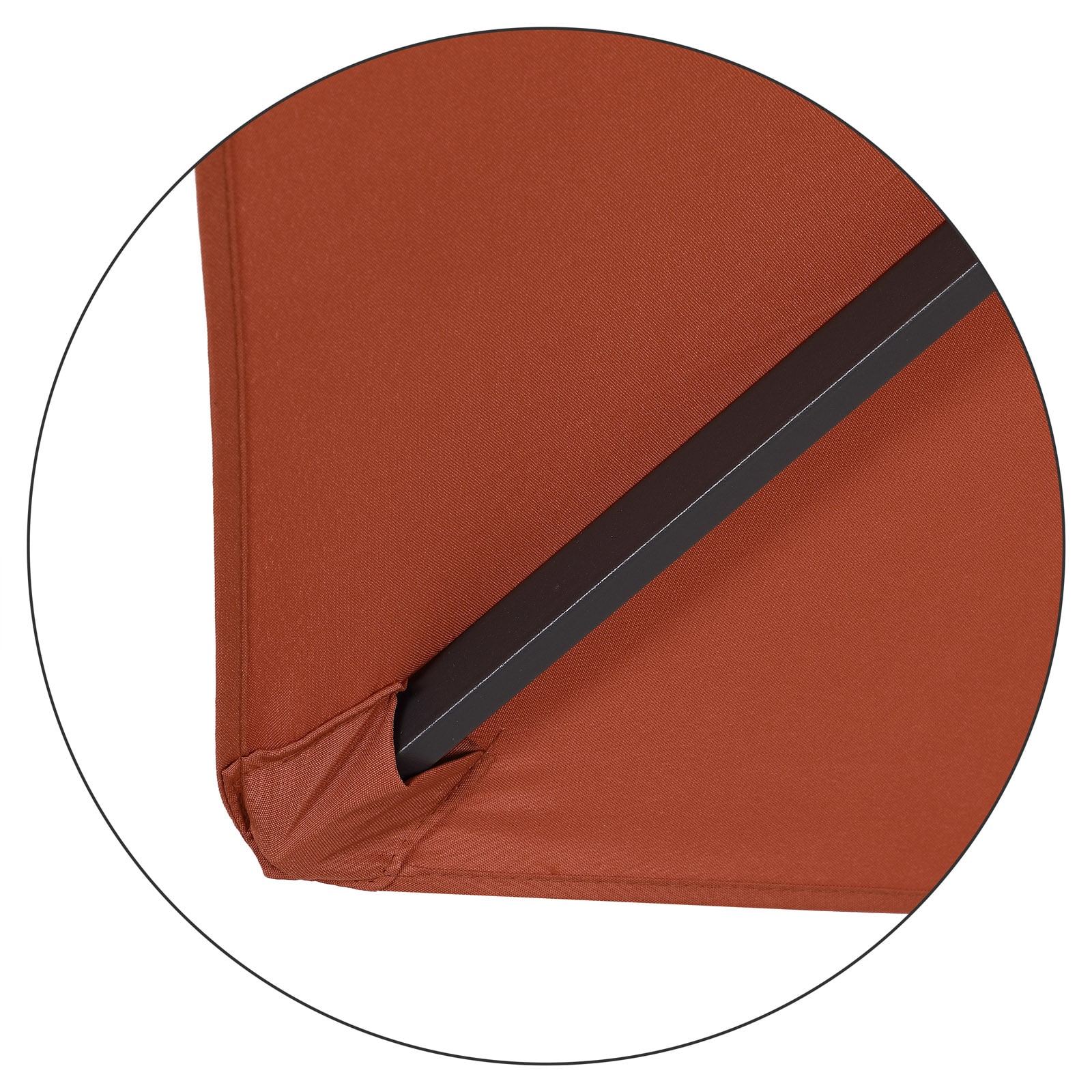 Parasol\u0020Tahiti\u0020Terracotta\u0020\u00D8300cm\u0020UV\u002Dbescherming\u002080\u002B