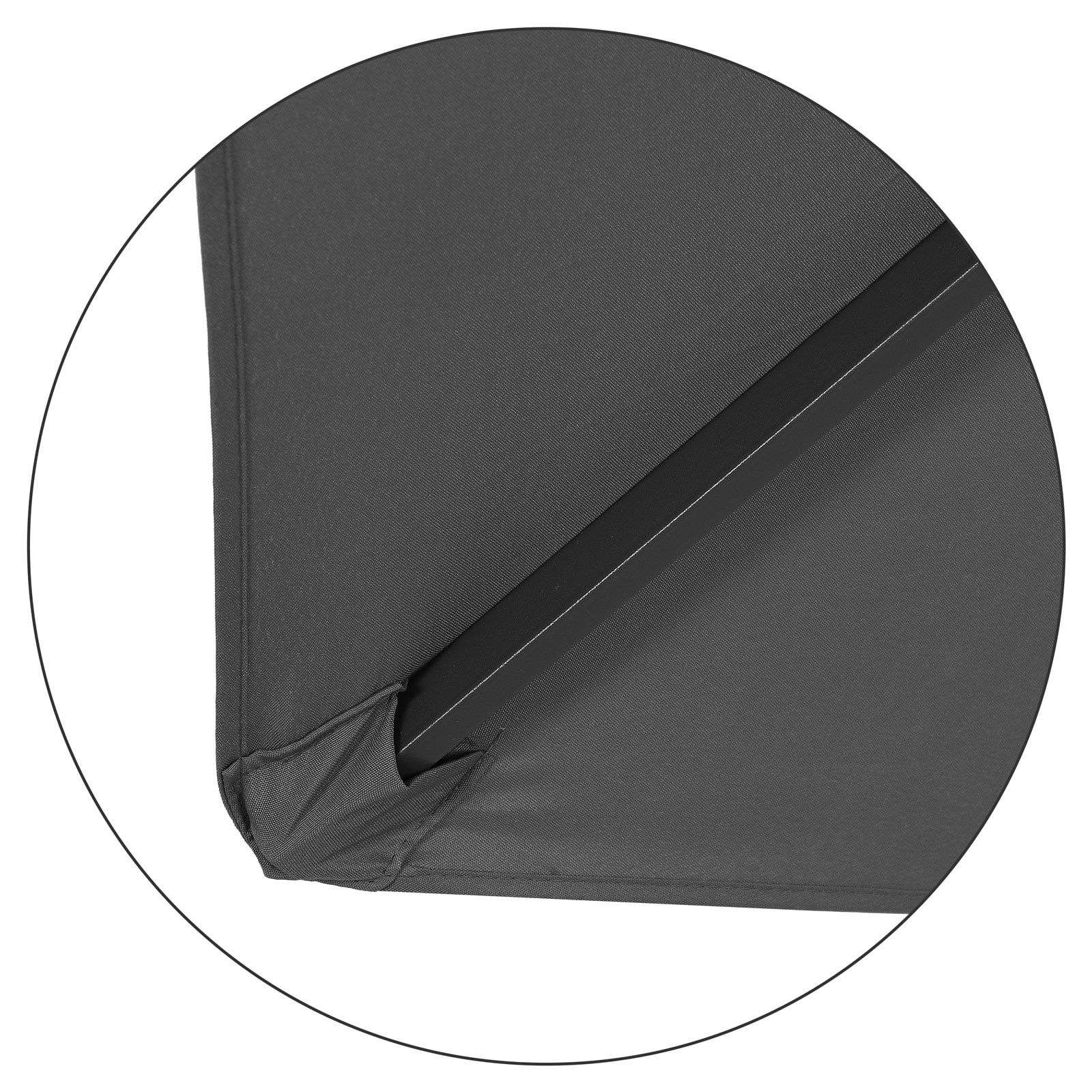 Parasol\u0020Antraciet\u0020Aluminium\u0020\u00D8300cm\u0020UV\u002Dbescherming\u002080\u002B