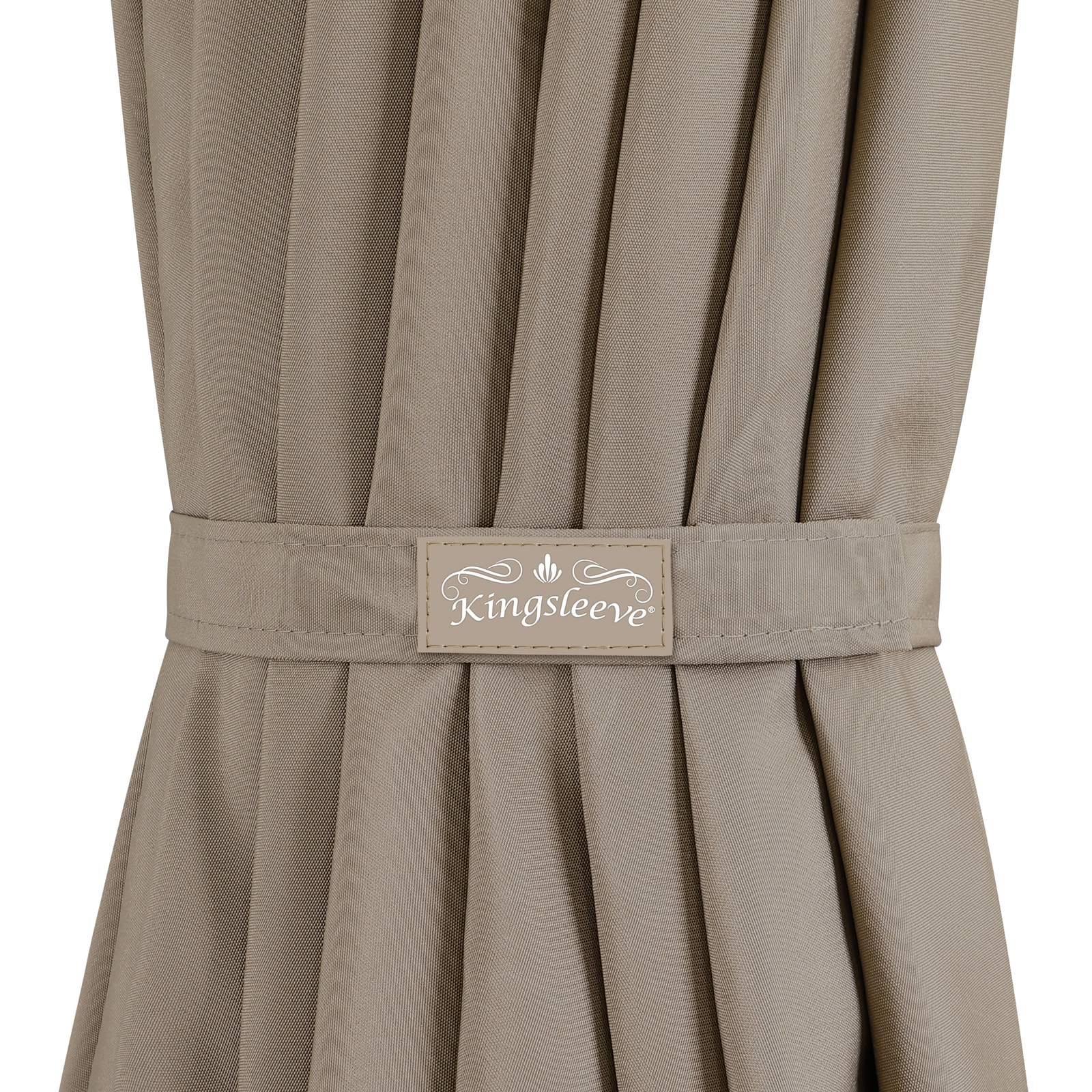 Parasol\u0020Taupe\u0020Aluminium\u0020\u00F8300cm\u0020UV\u002Dbescherming\u002080\u002B