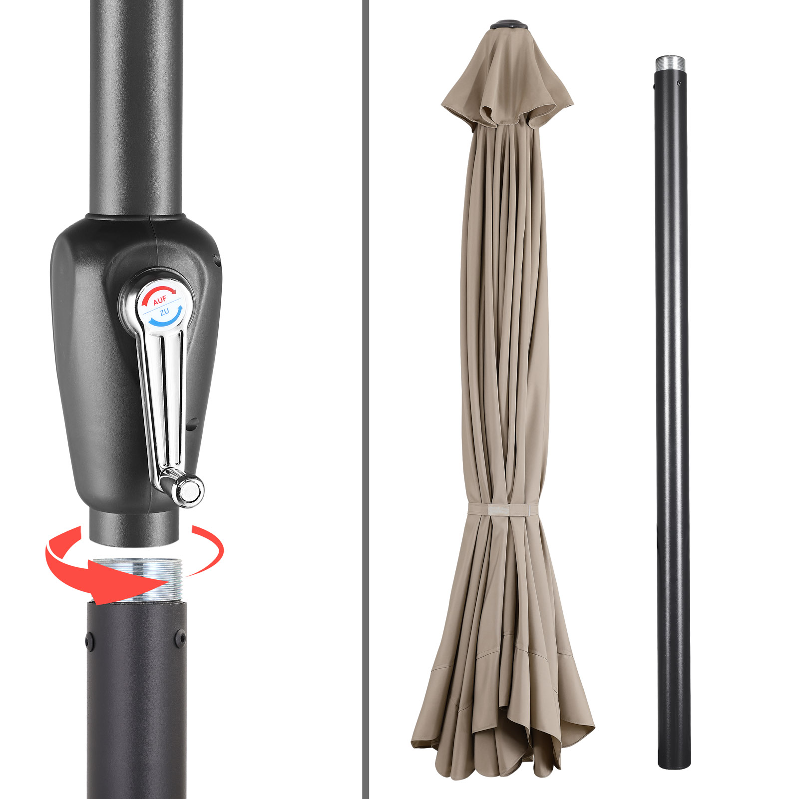 Parasol\u0020Maui\u0020Taupe\u0020\u00D8330cm\u0020UV\u002Dbescherming\u002080\u002B Parasol\u0020Maui\u0020Taupe\u0020\u00D8330cm\u0020UV\u002Dbescherming\u002080\u002B