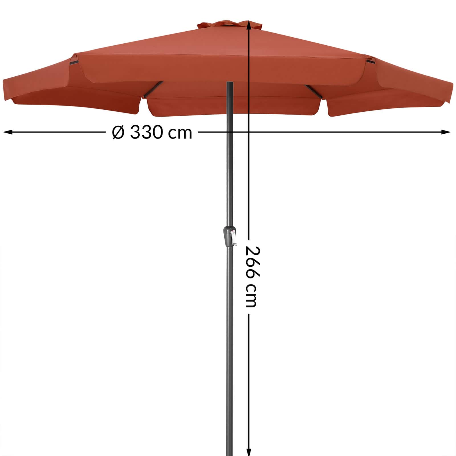 Parasol\u0020Maui\u0020Terracotta\u0020\u00D8330cm\u0020UV\u002Dbescherming\u002080\u002B Parasol\u0020Maui\u0020Terracotta\u0020\u00D8330cm\u0020UV\u002Dbescherming\u002080\u002B