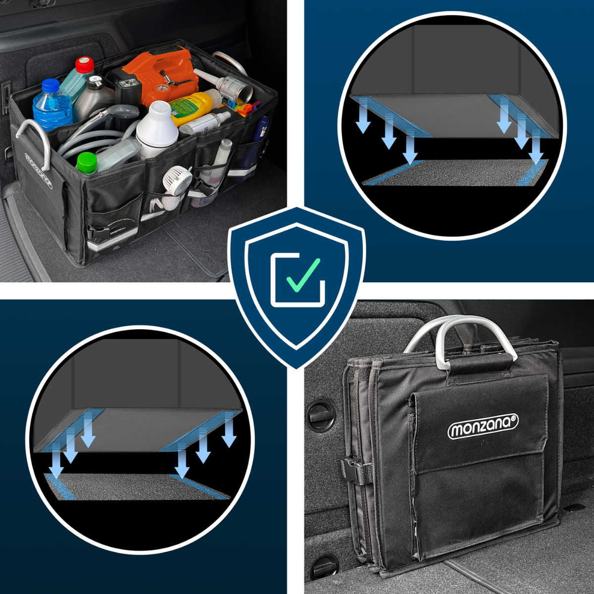 Kofferbak\u0020Organizer\u0020Tas\u0020Zwart\u002060x35x30cm