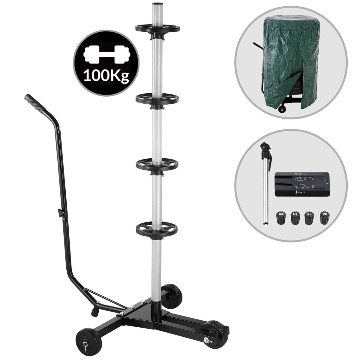 Velgboom\u0020mobiel\u0020zwart\u0020aluminium\u0020tot\u0020225mm\u0020bandbreedte