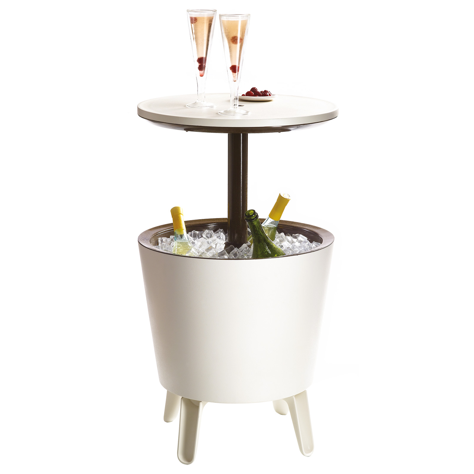 Drankkoeler\u0020Bijzettafel\u0020Wit\u002FBruin\u0020\u00D850cm\u002030L Drankkoeler\u0020Bijzettafel\u0020Wit\u002FBruin\u0020\u00D850cm\u002030L