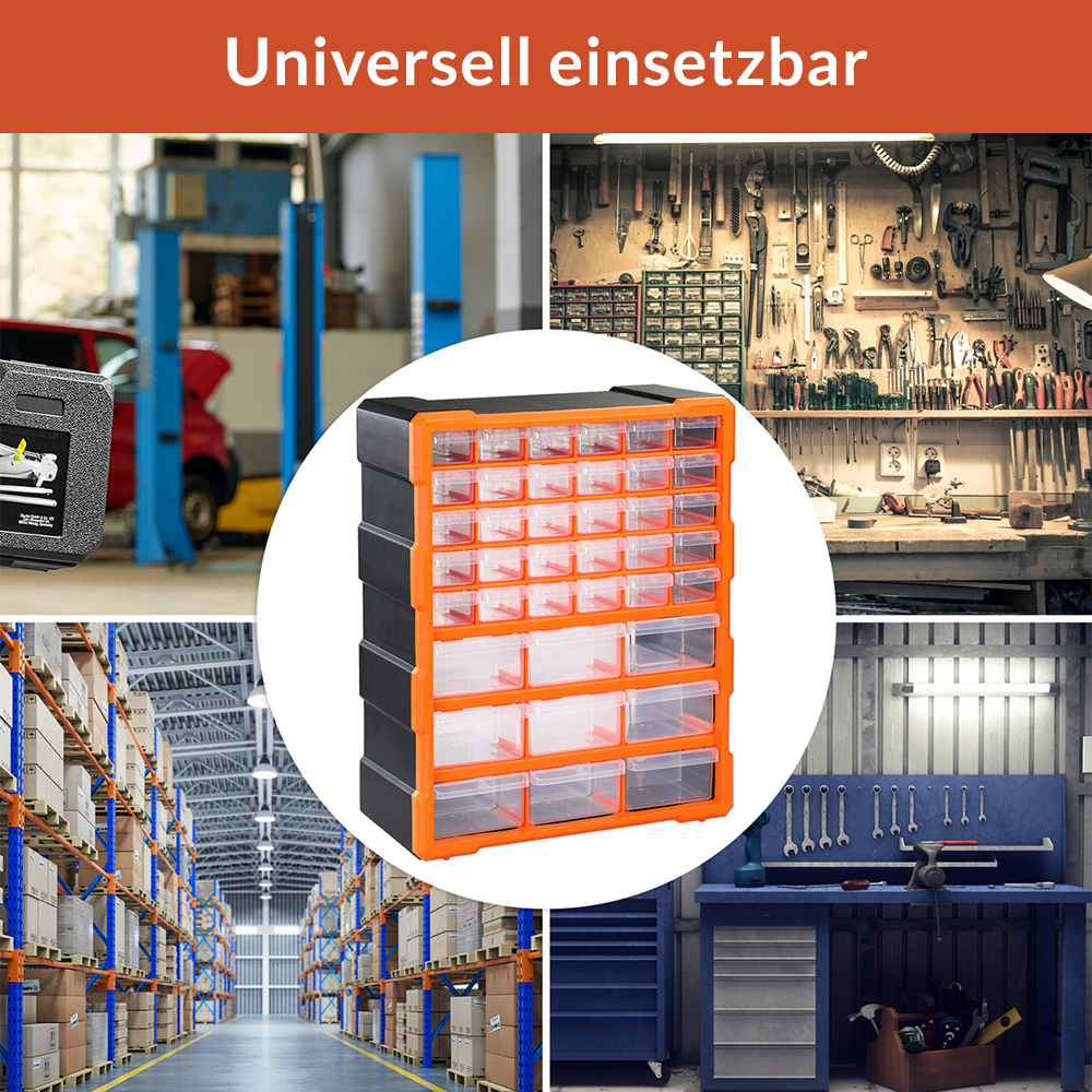 Opbergsysteem\u0020met\u002039\u0020Lades\u002047,5x38x16cm\u0020voor\u0020Gereedschap