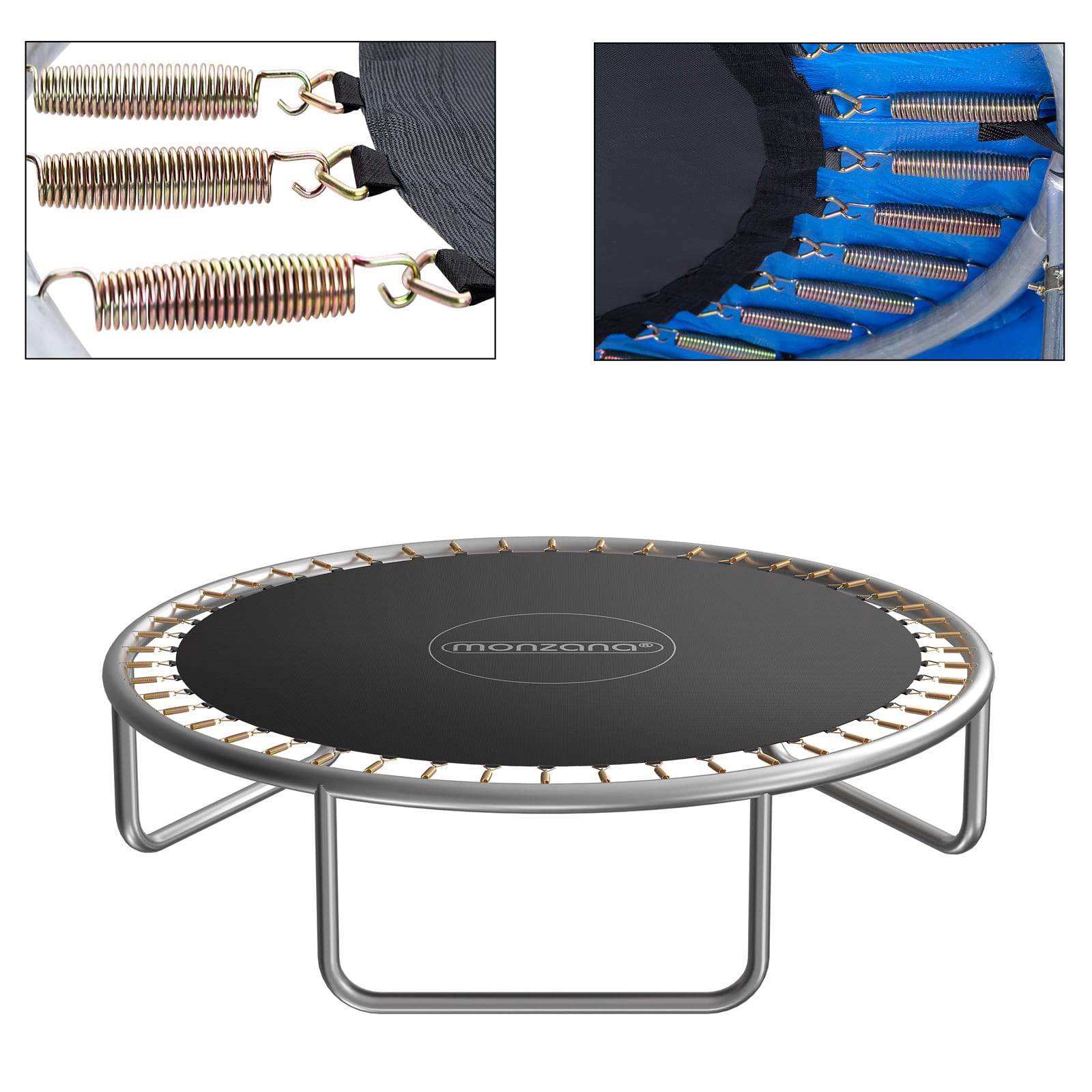 Trampoline\u0020Springmat\u0020Zwart\u0020\u00F8183cm