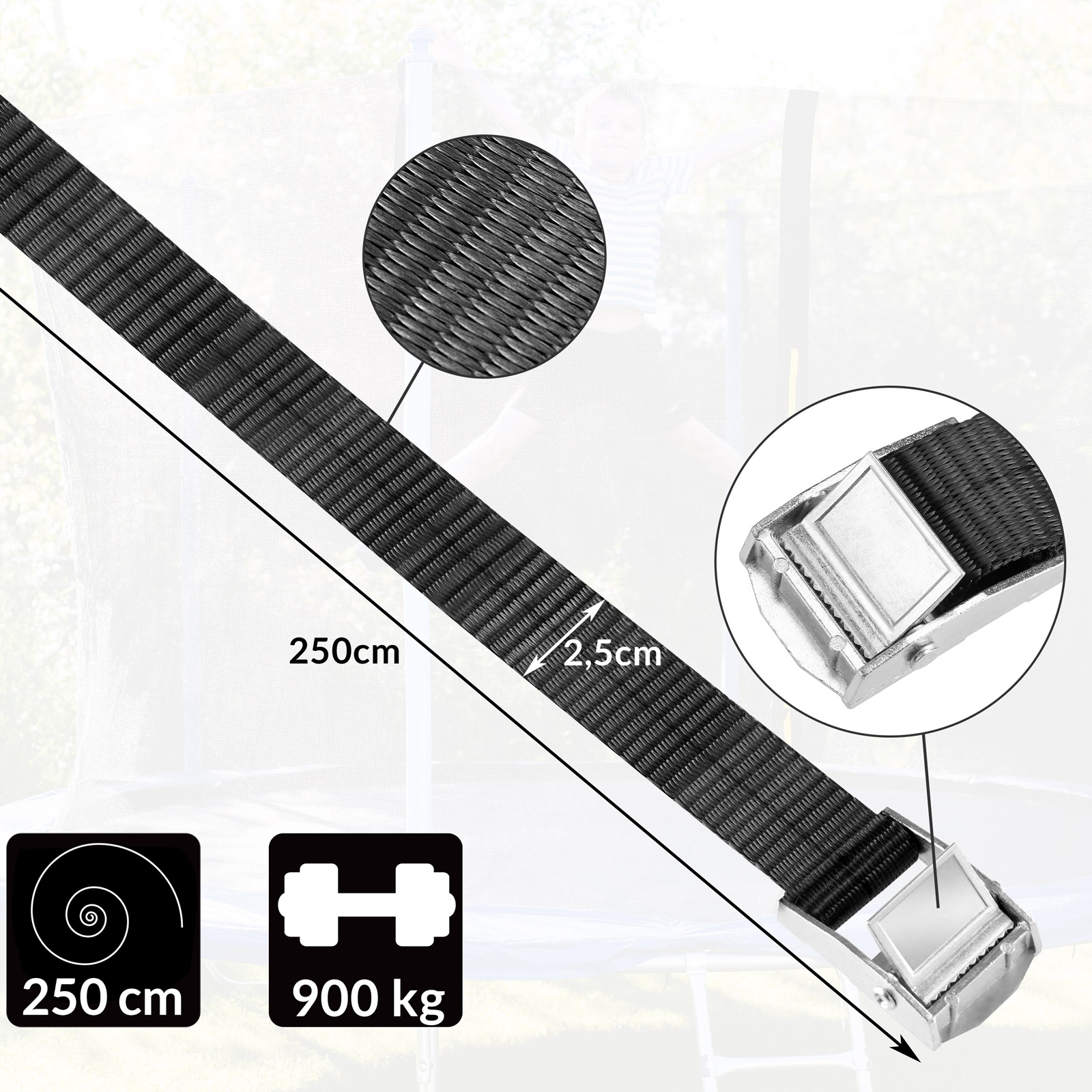 Grondanker\u00208\u002Ddelig\u0020Staal\u002042,5x8,5cm\u0020Spanbanden