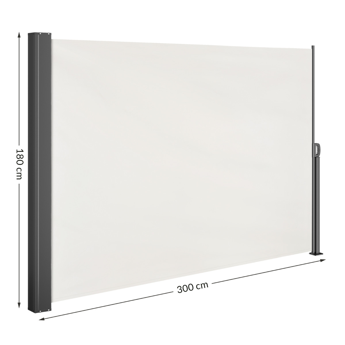 Zijluifel\u0020Nosara\u0020Creme\u0020180x300cm\u0020Uitschuifbaar
