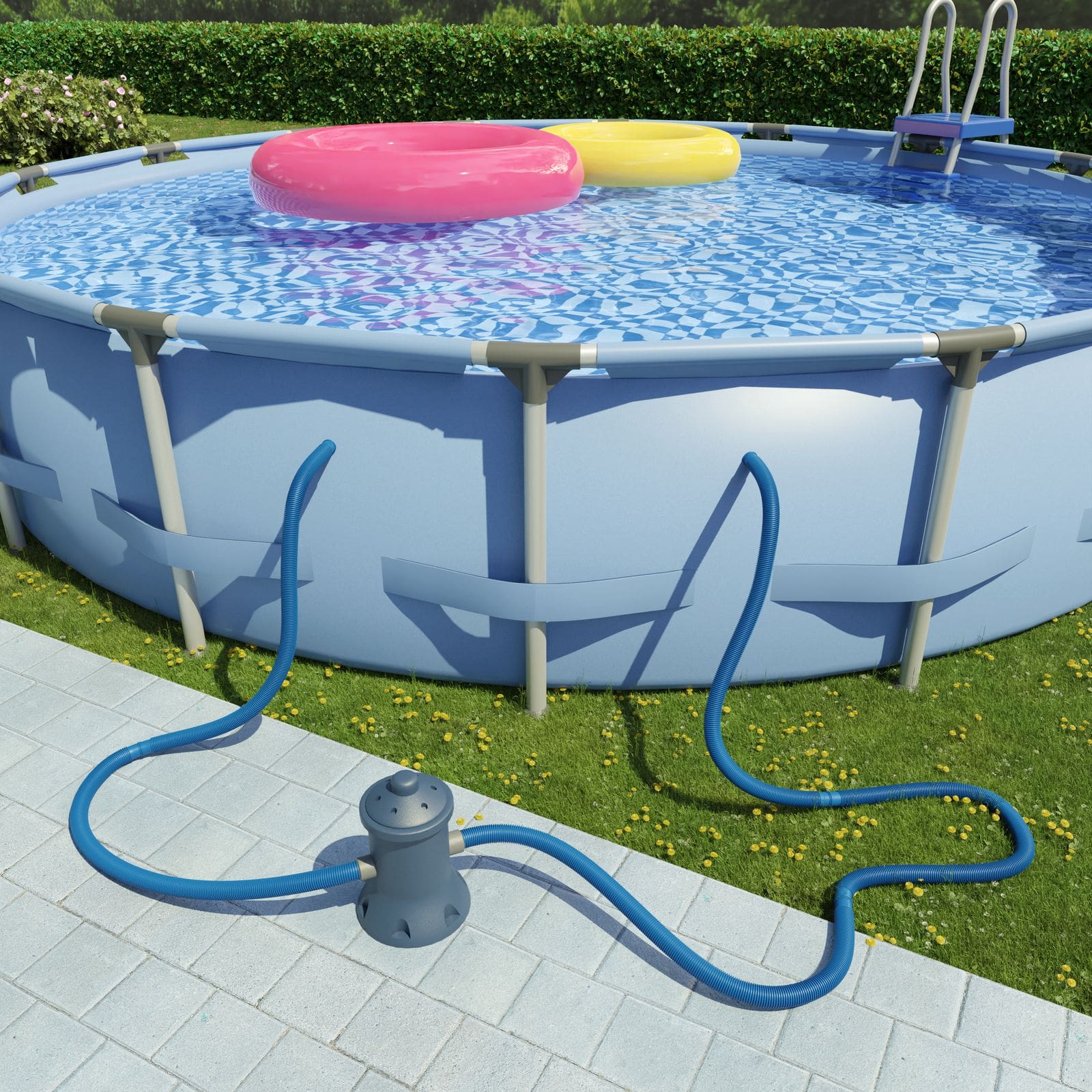 Zwembadslang\u0020Blauw\u0020\u00D832mm\u00206m Zwembadslang\u0020Blauw\u0020\u00D832mm\u00206m