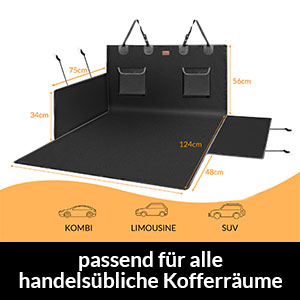 Kofferbak\u0020Bescherming\u0020Zwart\u0020180x170cm