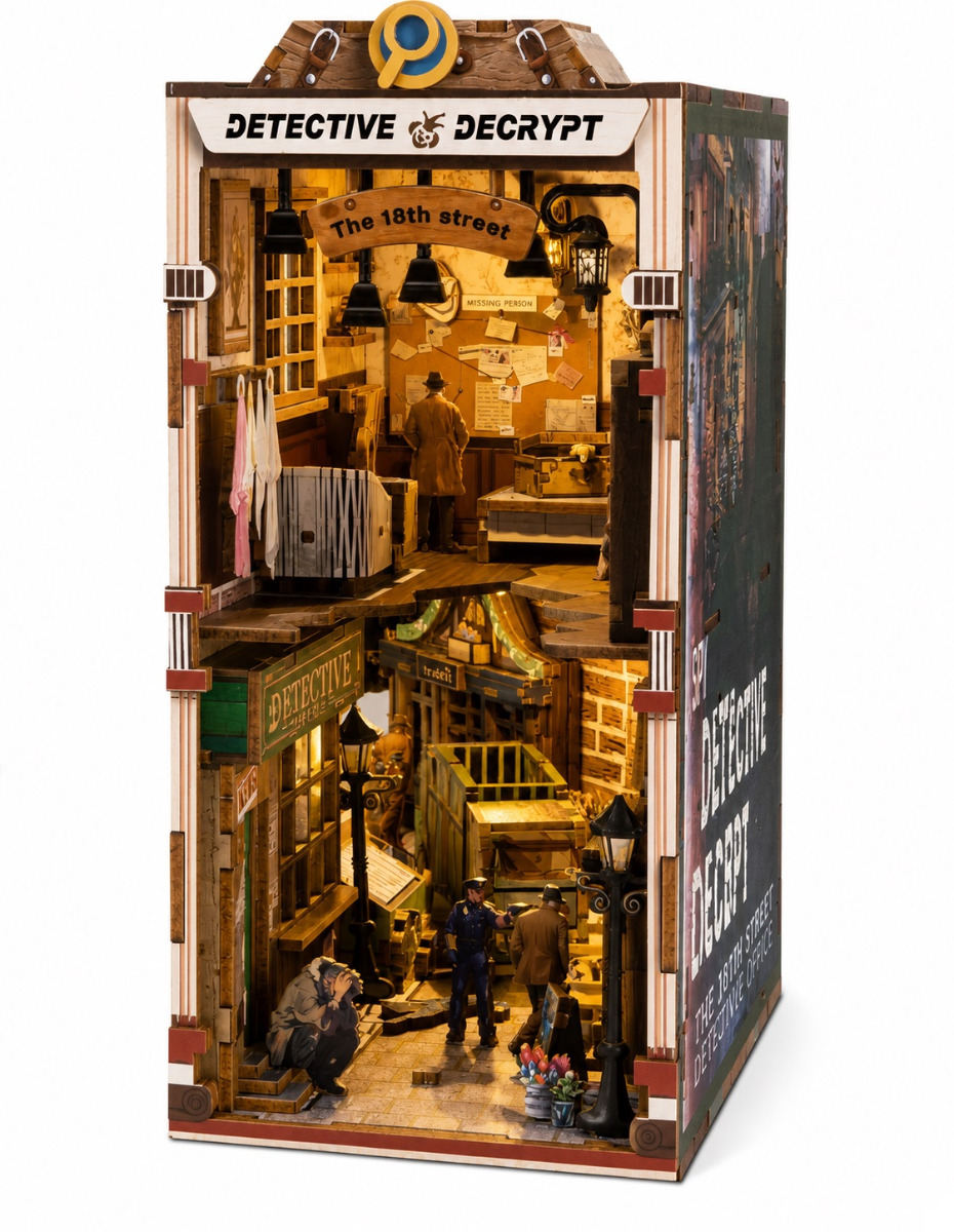 PlayfulMario\u0020BookNook\u0020Detective\u0020Decrypt\u0020met\u0020verlichting\u0020Modelbouw\u0020231\u0020Onderdelen PlayfulMario\u0020BookNook\u0020Detective\u0020Decrypt\u0020met\u0020verlichting\u0020Modelbouw\u0020231\u0020Onderdelen