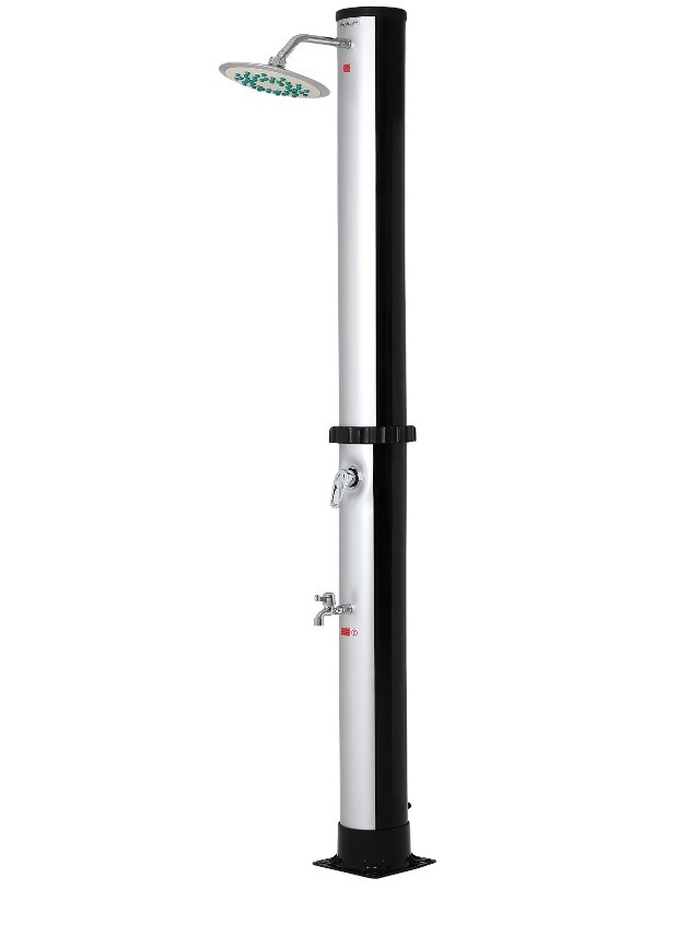 Buitendouche\u0020Solar\u0020ZilverZwart\u002035\u0020Liter