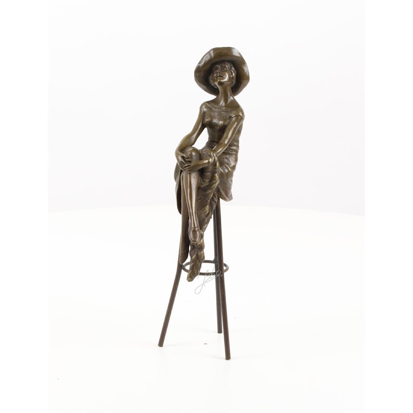 BRONZEN\u0020SCULPTUUR\u0020GENAAMD\u0020\u002DZITTEND\u0020AAN\u0020DE\u0020BAR\u002D