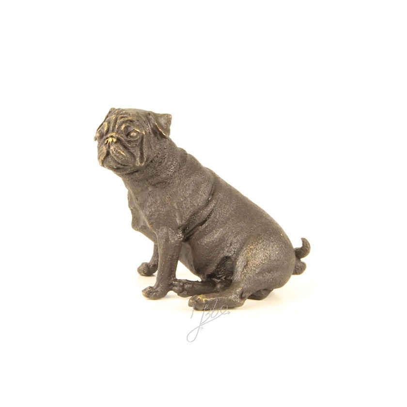 BRONZEN\u0020ZITTENDE\u0020MOPSHOND