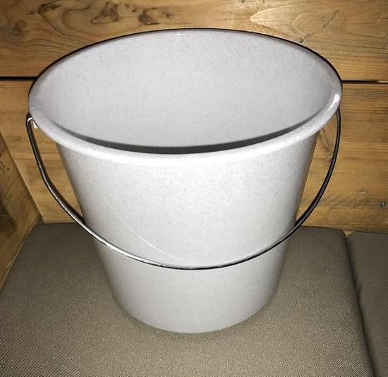 Emmer\u002010\u0020L\u0020met\u0020stalen\u0020hengsel\u0020grijs\u0020\u0028set\u0020van\u00202\u0029