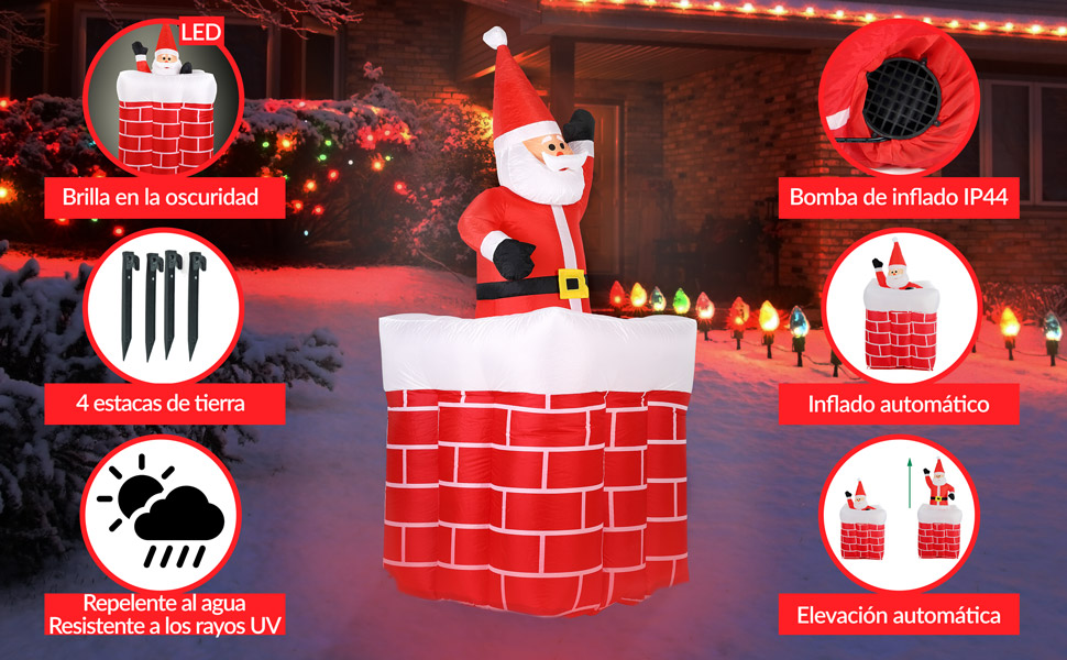Opblaasbare\u0020Kerstman\u0020in\u0020Schoorsteen\u0020178cm\u0020Lichtgevend Opblaasbare\u0020Kerstman\u0020in\u0020Schoorsteen\u0020178cm\u0020Lichtgevend