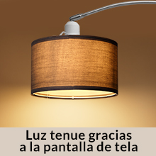 Booglamp\u0020Stoffen\u0020Kap\u0020Marmeren\u0020Voet\u0020150\u002D175cm\u0020Grijs