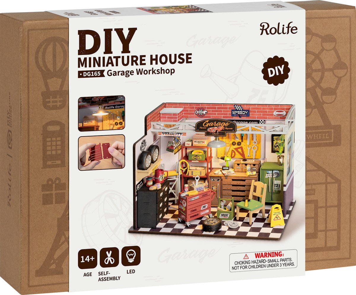 Robotime\u0020Garage\u0020Workshop\u0020DIY\u0020Miniatuur\u0020Knutselen Robotime\u0020Garage\u0020Workshop\u0020DIY\u0020Miniatuur\u0020Knutselen