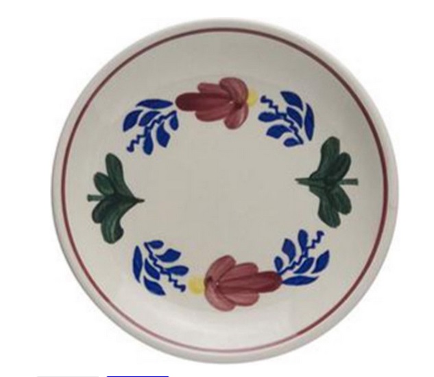 Boerenbont\u0020Gebaksbord\u0020\u0020diameter\u002016cm\u0020set\u00204\u0020stuks\u0020Aardewerk