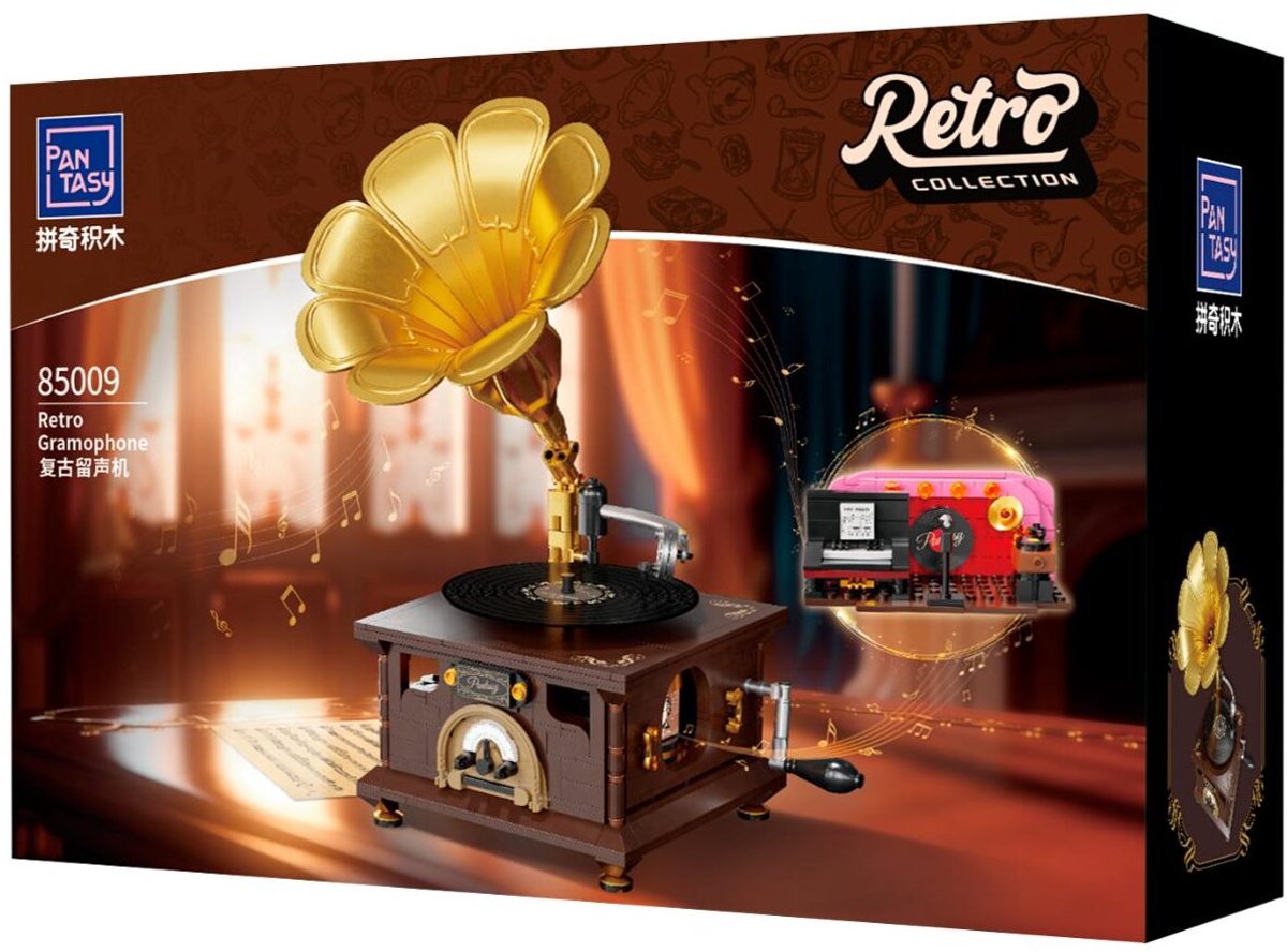 PANTASY\u0020Retro\u0020Grammofoonspeler\u0020\u002D\u0020646\u0020onderdelen