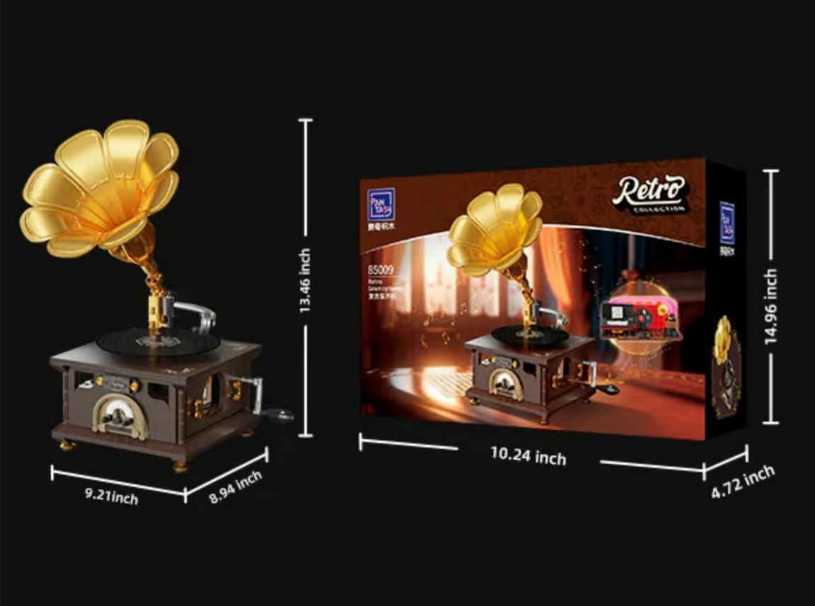 PANTASY\u0020Retro\u0020Grammofoonspeler\u0020\u002D\u0020646\u0020onderdelen