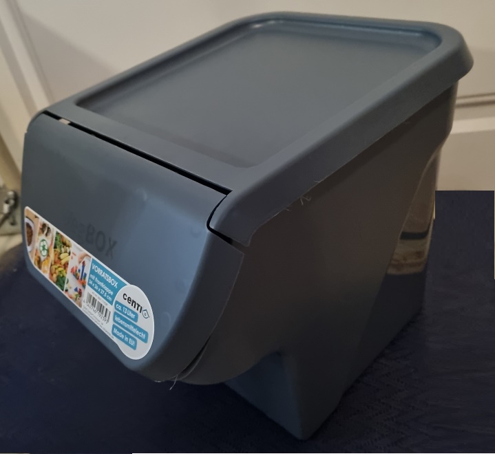 Aardappelbak\u0020\u002D\u0020Vegetable\u0020Box\u0020\u002D\u0020Voorraaddoos\u0020\u002D\u0020met\u0020voorklep\u0020\u002D\u0020stapelbaar\u0020\u002D\u0020Grijs